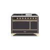 ILVE Majestic II 48" Solid Door Dual Fuel Range – Liquid Propane