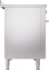 ILVE 48" Professional Plus II Series Freestanding Electric Double Oven Range with 8 Elements, Triple Glass Cool Door, Convection Oven, TFT Oven Control Display and Child Lock - UPI486WMP