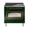 ILVE Nostalgie II Noblesse 36″ Induction Freestanding Range with Triple Glass Door - UNI366NMP