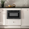 ZLINE 5-Piece Appliance Package - 48-Inch Gas Range, Hood, Refrigerator, Dishwasher, and Microwave Drawer in Black Stainless Steel