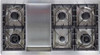 ILVE 48 Inch Majestic II Series Freestanding Dual Fuel Double Oven Range with 8 Sealed Burners, Triple Glass Cool Door, Convection Oven (UM12FDNS)