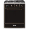 ILVE - Majestic II Series - 30 Inch Dual Fuel Freestanding Range Gas/Propane (UM30DQNE3)