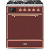 ILVE - Majestic II Series - 30 Inch Dual Fuel Freestanding Range Gas/Propane (UM30DQNE3)
