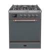 ILVE - Majestic II Series - 30 Inch Dual Fuel Freestanding Range Gas/Propane (UM30DQNE3)