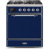 ILVE - Majestic II Series - 30 Inch Dual Fuel Freestanding Range Gas/Propane (UM30DQNE3)