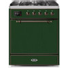 ILVE - Majestic II Series - 30 Inch Dual Fuel Freestanding Range Gas/Propane (UM30DQNE3)