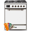 ILVE - Majestic II Series - 30 Inch Dual Fuel Freestanding Range Gas/Propane (UM30DQNE3)