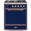 ILVE - Majestic II Series - 30 Inch Dual Fuel Freestanding Range Gas/Propane (UM30DQNE3)