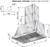 ILVE 60" Wall Mount Range Hood features 600 CFM Blower Anti-grease Filter 2 Warming Lights Filter Light Indicator Auto-off Function and 4 Fan Speeds UAM150