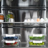 ZLINE Autograph 36-Inch Black Stainless Steel French Door Fridge w/ Stainless Interior & Bronze Helix Handles (SRBIVZ-BS36KCB)