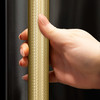 ZLINE Autograph 36-Inch Black Stainless Steel French Door Fridge w/ Stainless Interior & Bronze Helix Handles (SRBIVZ-BS36KCB)