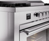 ILVE Professional Plus II 60 Inch Dual Fuel Freestanding Range in Stainless Steel with Trim - UP60FSWMP