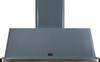ILVE 48" Majestic Wall Mount Range Hood with 600 CFM Blower Anti-grease Filter 2 Warming Lights Filter Light Indicator Auto-off Function and 4 Fan Speeds (UAM120)