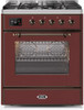 ILVE 30" Majestic II Series Gas Burner and Electric Oven Range with 5 Sealed Burners (UM30DNE3)