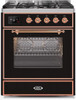 ILVE 30" Majestic II Series Gas Burner and Electric Oven Range with 5 Sealed Burners (UM30DNE3)