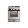 ILVE 30" Majestic II Series Gas Burner and Electric Oven Range with 5 Sealed Burners (UM30DNE3)