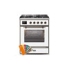 ILVE 30" Majestic II Series Gas Burner and Electric Oven Range with 5 Sealed Burners (UM30DNE3)