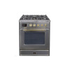 ILVE 30" Majestic II Series Gas Burner and Electric Oven Range with 5 Sealed Burners (UM30DNE3)