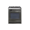 ILVE 30" Majestic II Series Gas Burner and Electric Oven Range with 5 Sealed Burners (UM30DNE3)
