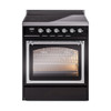 ILVE Nostalgie II Noblesse 30″ Induction Freestanding Range with Triple Glass Door - UNI304NMP