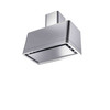 ILVE Panoramagic 36-Inch 600 CFM Ducted Range Hood with Silver knobs - UAPM90