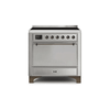 ILVE 36 Inch Majestic II Series Induction Range with 5 Elements 3.5 cu. ft. Oven Capacity TFT Oven Control Display Solid Door (UMI09QNS3)