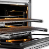 ZLINE Autograph Edition 36-Inch 5.2 cu. ft. Paramount Dual Fuel Range with 6 Burner DuoPro™ Cooktop and Electric Convection Oven in Satin Stainless Steel and Champagne Bronze Accents (PSDRSZ-36-CB)