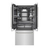 ZLINE Autograph 36-Inch French Door Built-In Refrigerator w/ Gray Interior and Nickel Helix Handles (GRBIVZ-30436KPN)