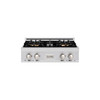 ZLINE 30-Inch Classic Gas Rangetop with 4 Burner DuoPro™ Cooktop in Stainless Steel (PCRT30)