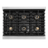 ZLINE 36-Inch 5.2 cu. ft. Paramount Dual Fuel Range with 6 Burner DuoPro™ Cooktop and Electric Convection Oven with Black Matte Door (PSDR-BLM-36)