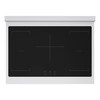 ZLINE 4-Piece Appliance Package - 36-Inch Paramount Induction Range, Wall Mount Range Hood, 36-Inch French Door Refrigerator, and Dishwasher in Stainless Steel