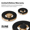 ZLINE Autograph Edition 30-Inch Paramount Gas Rangetop with 4 Burner DuoPro™ Cooktop in Stainless Steel and Champagne Bronze Accents (PSRTZ-30-CB)