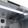ZLINE Autograph 24-Inch Touchstone Refrigerator Drawer with Steel Doors & Nickel Helix Handles (RDSOZ-ST-24-KPN)