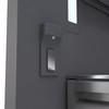 ZLINE Autograph 30-Inch Built-In Refrigerator w/ Gray Interior and Polished Gold Helix Handles (GRBIVZ-30430KG)