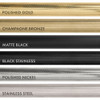 ZLINE Autograph 48-Inch Paramount DuoPro Gas Range in Black Stainless Steel with Champagne Bronze Helix Handles (PSGRBZ-48-KCB)