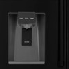 ZLINE Autograph Edition 4-Piece Appliance Package - 36-Inch Gas Range, Refrigerator with Water Dispenser, Wall Mounted Range Hood, & 24-Inch Tall Tub Dishwasher in Black Stainless Steel with Champagne Bronze Trim (4KAPR-SGRBRHDWV36-CB)