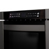 ZLINE 5-Piece Appliance Package - 36-Inch Gas Range, Refrigerator, Convertible Wall Mount Hood, Microwave Drawer, and 3-Rack Dishwasher in Black Stainless Steel (5KPR-SGRBRH36-MWDWV)