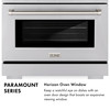 ZLINE Autograph 36-Inch Paramount Dual Fuel Range in Stainless Steel with Nickel Helix Handle (SDRZ-36-KPN)