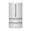ZLINE 3-Piece Appliance Package - 36-Inch Paramount Induction Range, 36-Inch French Door Refrigerator, and Dishwasher in Stainless Steel