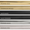 ZLINE Autograph 48-Inch Paramount DuoPro Gas Range in Black Stainless Steel with Polished Gold Helix Handles (PSGRBZ-48-KG)