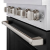 ZLINE 30-Inch 4.2 cu. ft. Paramount Gas Range with 4 Burner DuoPro™ Cooktop and Convection Gas Oven with Black Matte Door (PSGR-BLM-30)