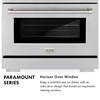 ZLINE 30-Inch 4.2 cu. ft. Paramount Gas Range with 4 Burner DuoPro™ Cooktop and Convection Gas Oven with Black Matte Door (PSGR-BLM-30)