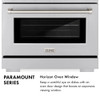 ZLINE Autograph 36-Inch Paramount DuoPro Gas Range in Black Stainless Steel with Champagne Bronze Helix Handle (PSGRBZ-36-KCB)