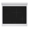ZLINE 30-Inch, 4.2 Cu. Ft. Paramount Induction Range with 4 Element Cooktop and Electric Convection Oven in Satin Stainless Steel with Polished Gold Accents (SINRSZ-30-G)
