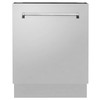 ZLINE 5-Piece Appliance Package - 30-Inch Gas Range, Refrigerator, Convertible Wall Mount Hood, Microwave Drawer, and 3-Rack Dishwasher in Stainless Steel (5KPR-SGRRH30-MWDWV)