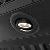 ZLINE Autograph Edition 2-Piece Appliance Package - 30-Inch Dual Fuel Range & Wall Mounted Range Hood in Black Stainless Steel with Champagne Bronze Trim (2AKP-RABRH30-CB)