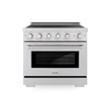 ZLINE 36-Inch, 5.2 Cu. Ft. Paramount Induction Range with 5 Element Cooktop and Electric Convection Oven in Stainless Steel (SINR36)