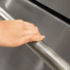 ZLINE Autograph 36-Inch Stainless Counter-Depth Fridge w/ Water Dispenser & Nickel Helix Handles (RFMZ-W-36-KPN)