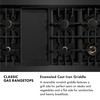 ZLINE 5-Piece Appliance Package - 48-Inch Rangetop with Brass Burners, Refrigerator, 30-Inch Electric Wall Oven, 3-Rack Dishwasher, and Convertible Wall Mount Hood in Black Stainless Steel (5KPR-RTBRH48-AWSDWV)