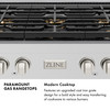ZLINE 48-Inch Paramount Gas Rangetop with 8 Burner DuoPro™ Cooktop in Satin Stainless Steel (PSRTS-48)
